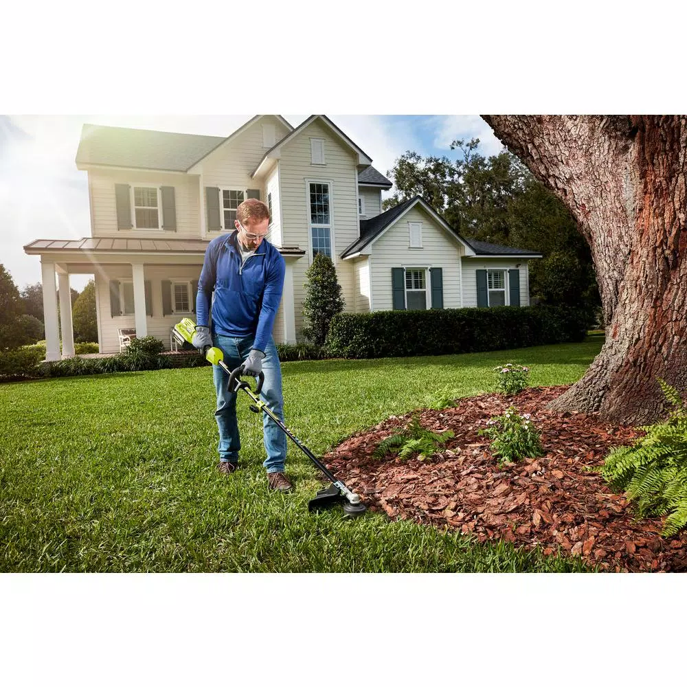 RYOBI 40V Lithium-Ion Cordless 4-Tool Combo Kit (Tool Only) - Trimmer, Blower, Chainsaw, & Hedge Trimmer