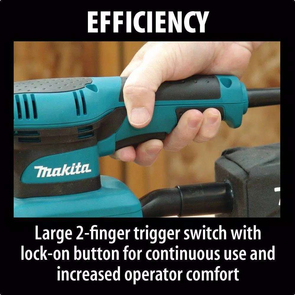 Makita 1.7 Amp 1/3 Sheet Corded Finishing Sander, 11,000 OPM