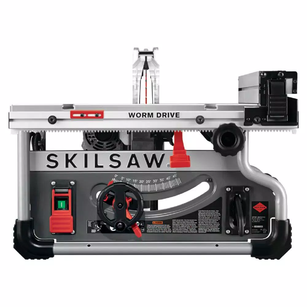 SKILSAW 8-1/4 in. 15 Amp Corded Worm Drive Portable Table Saw with Diablo Blade