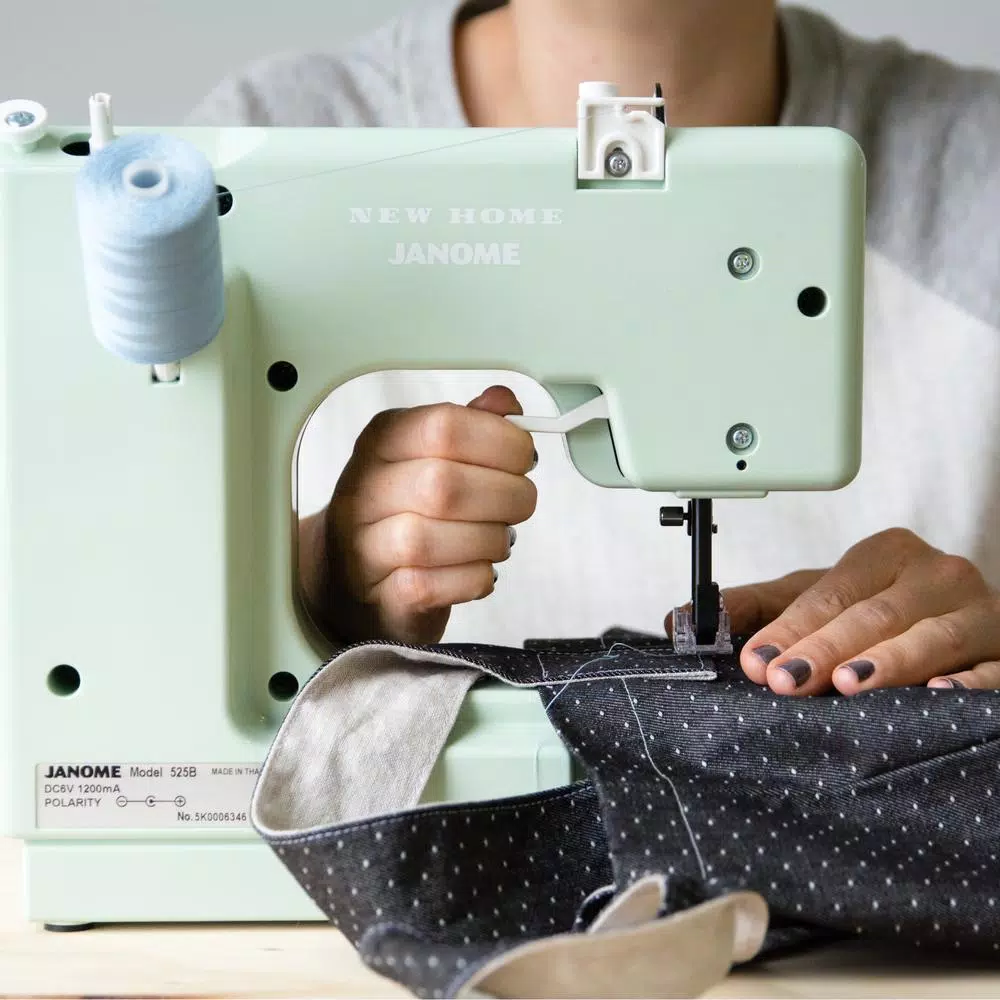 Janome Compact 10-Stitch Sewing Machine - Mystical Green