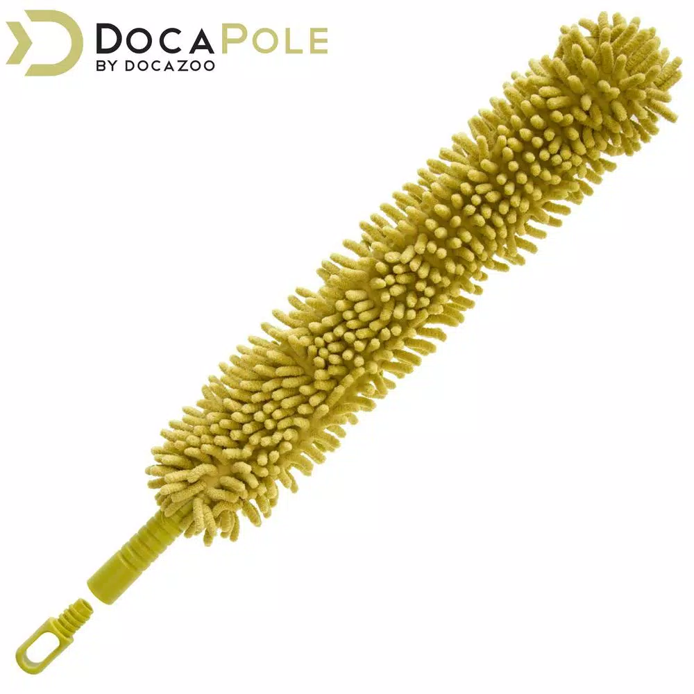 DocaPole Telescopic Ceiling Fan Duster Kit with 5-12 ft. Extension Pole & Flexible Microfiber Duster
