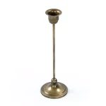 Zentique Abelard Upturned Bell Antique Gold Metal Candle Holder thumbnail 3