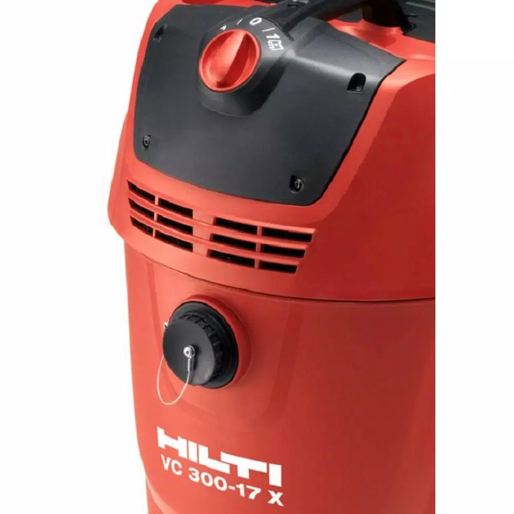 Hilti VC 300-17 X Universal Wet Dry Vacuum Cleaner, 17 Gal., 300 CFM with Auto Filter Cleaner