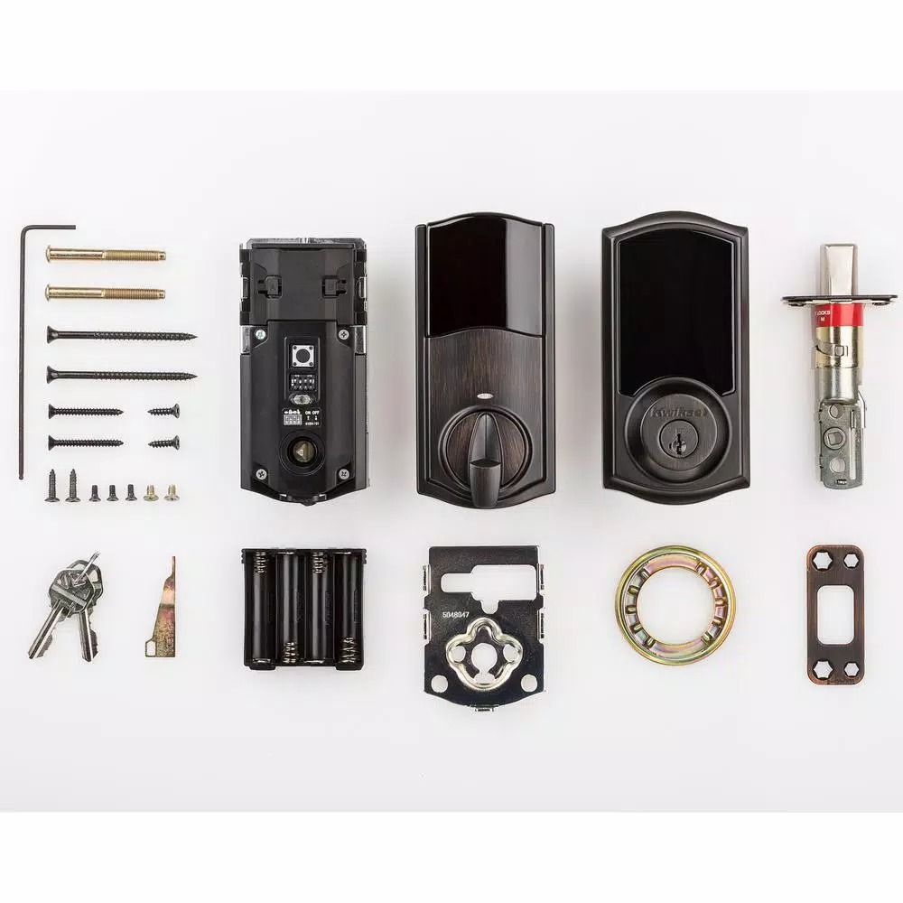 Kwikset SmartCode 916 Z-Wave Smart Deadbolt with SmartKey Security, Venetian Bronze