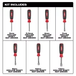 Milwaukee 7-Piece Metric Hollow Shaft Nut Driver Set thumbnail 2