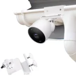 Wasserstein Weatherproof Gutter Mount for Google Nest Cam Outdoor, Includes Magnetic Adapter, White thumbnail 1
