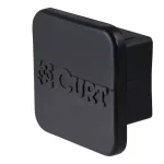 CURT 2" Rubber Trailer Hitch Receiver Tube Cover, Black thumbnail 1