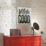 Stonebriar Collection Stonebriar See the Good Wooden Wall Art Sign, 15 in. x 15 in. thumbnail 1