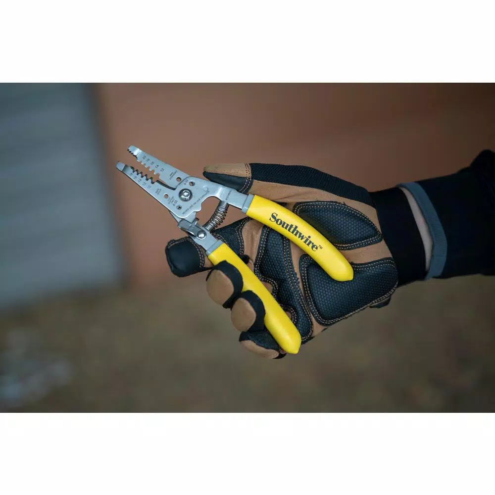 Southwire Ergo S1018SOL Wire Stripper 10-18 AWG, Stainless Steel Shear Blades