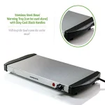 Ovente FW153W 3-Tray Buffet Server with Stand-Alone Warming Tray, Stainless Steel thumbnail 6