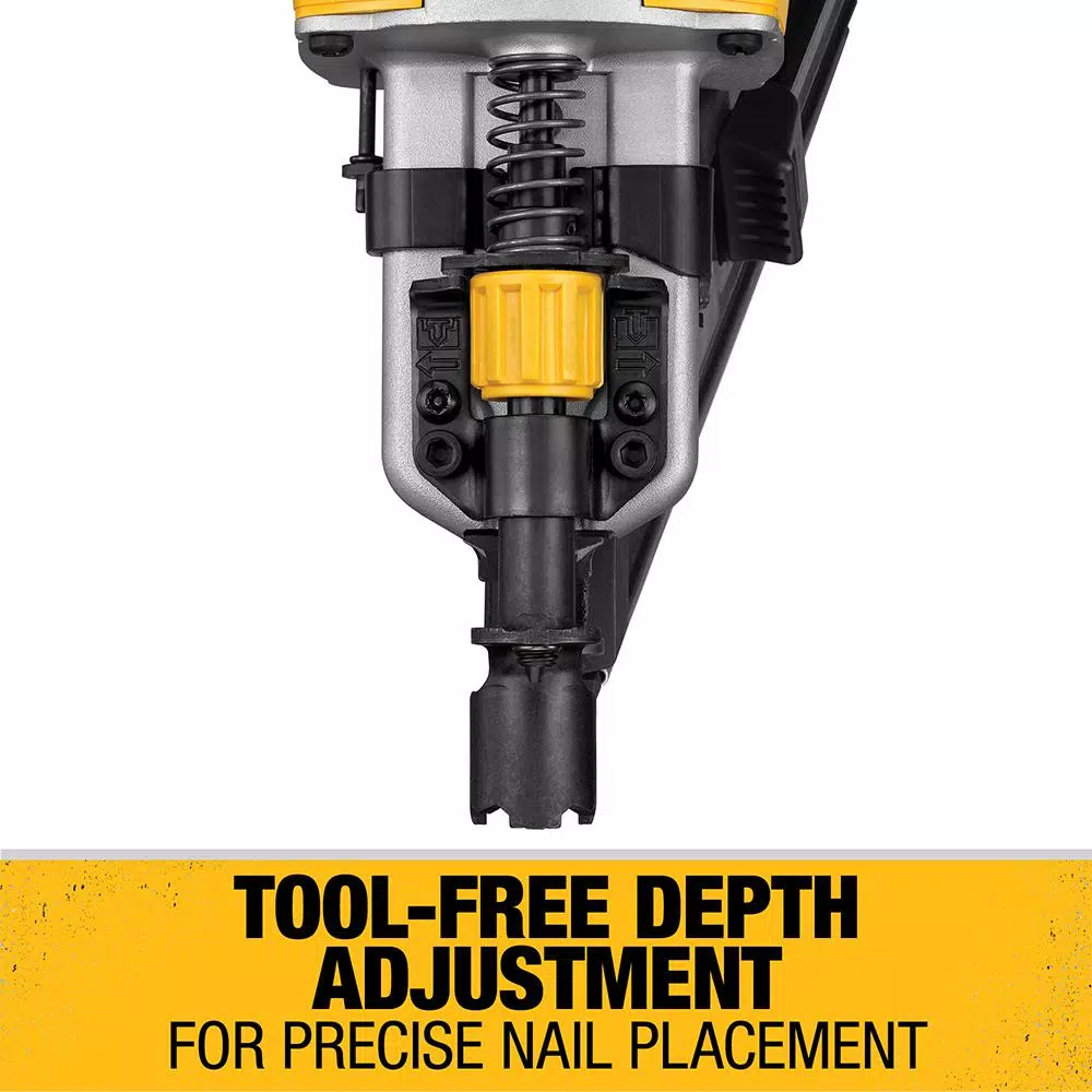 DEWALT 20V MAX Cordless Brushless 30° Paper Collated Framing Nailer Kit with 4Ah Battery and Charger