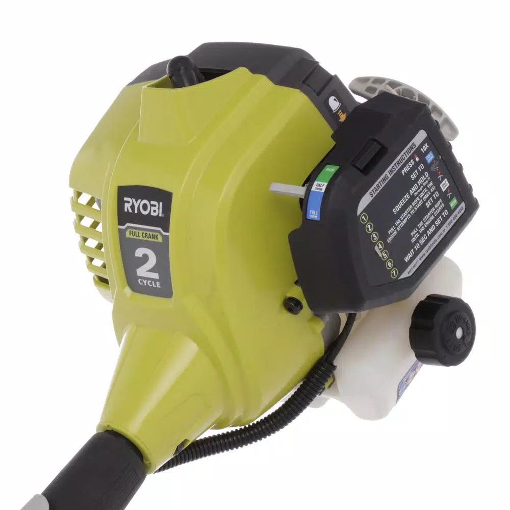 RYOBI 25 cc 2-Cycle Gas Curved Shaft String Trimmer, Reconditioned