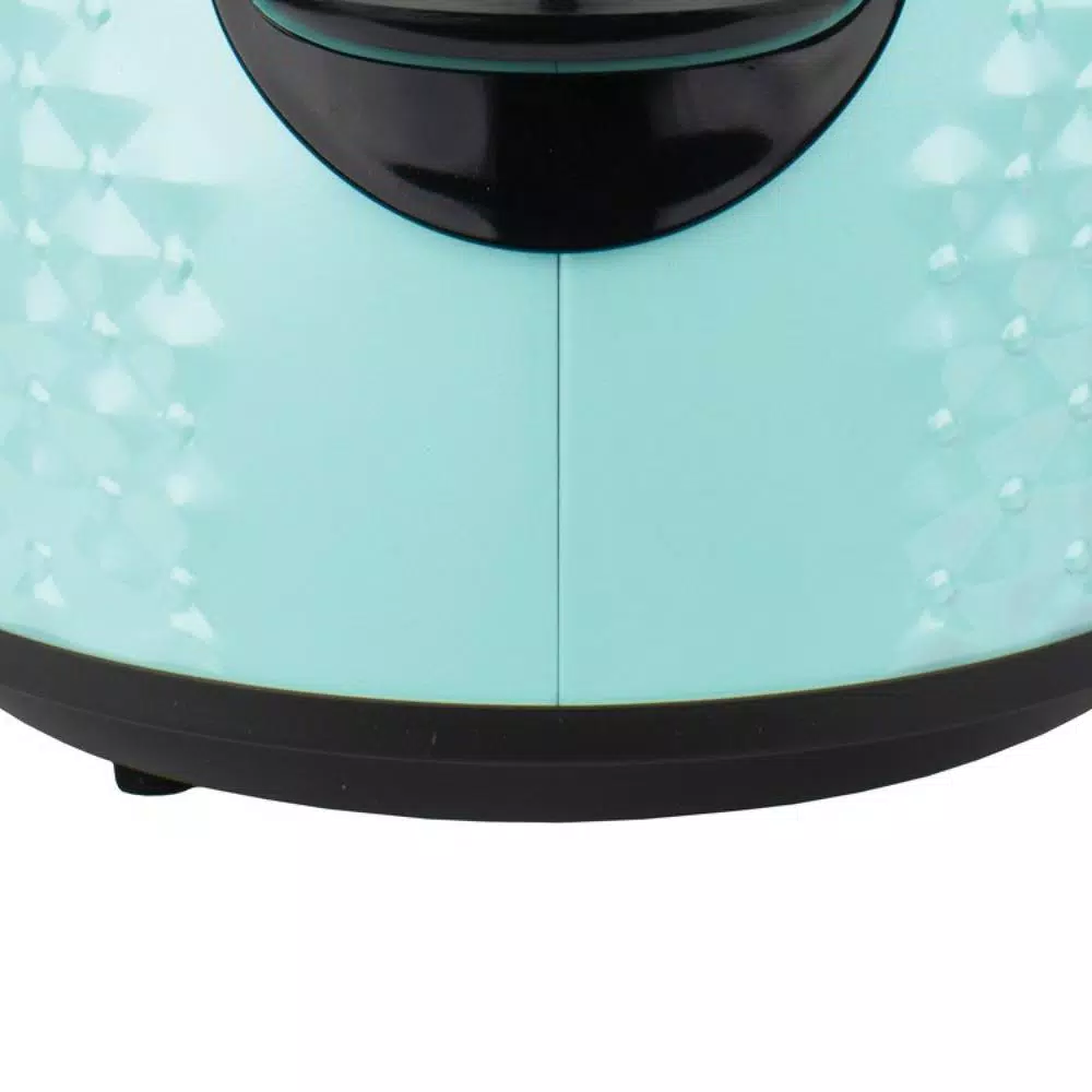 Brentwood Appliances 3.5 Qt. Blue Diamond Pattern Slow Cooker with Tempered Glass Lid