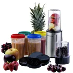 Ovente Flash Personal Blender, 240W Single Speed Compact Blender with 17-Piece Accessory Set thumbnail 8