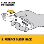 DEWALT Auto Load Folding Utility Knife with Integrated Blade Storage thumbnail 8