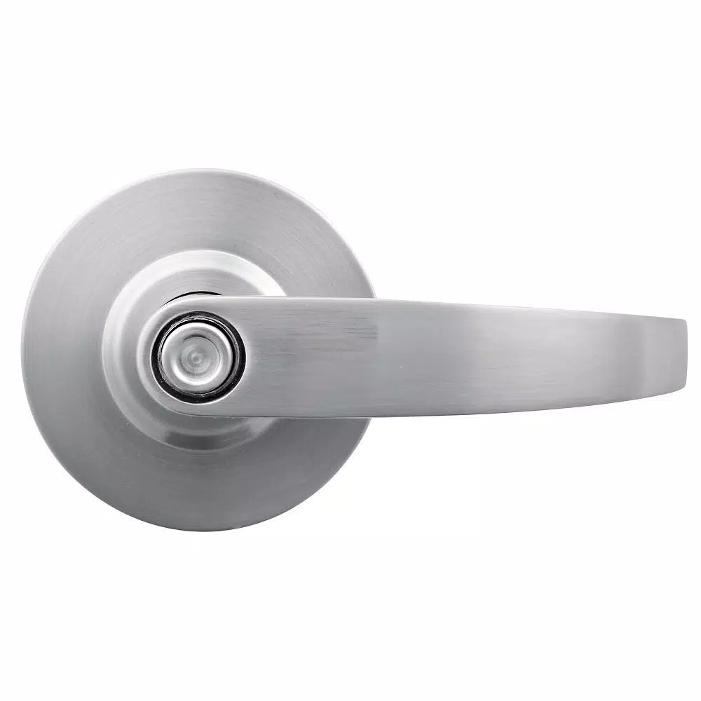 Universal Hardware Commercial Heavy Duty Vandal Resistant Privacy Lever, Satin Chrome, ANSI Grade 1