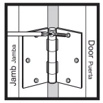 Everbilt 3-1/2 in. x 5/8 in. Radius Oil-Rubbed Bronze Smooth Action Steel Door Hinge thumbnail 7