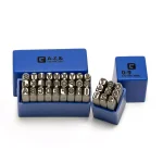 Capri Tools 3/16 in. Letter and Number Stamp Set, 36-Piece Chrome Vanadium Steel Punch Set thumbnail 1