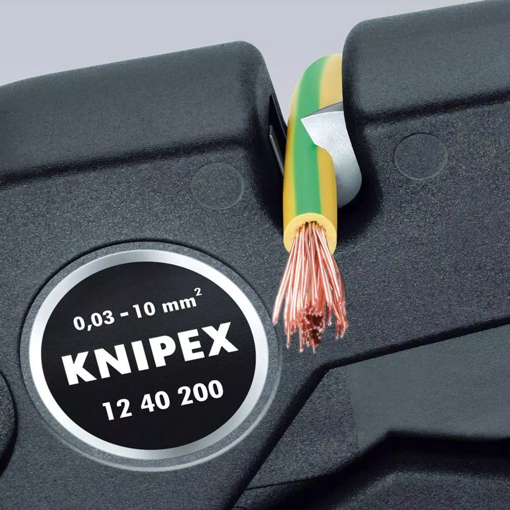 KNIPEX 8 in. Self-Adjusting Wire Stripper and Cutter