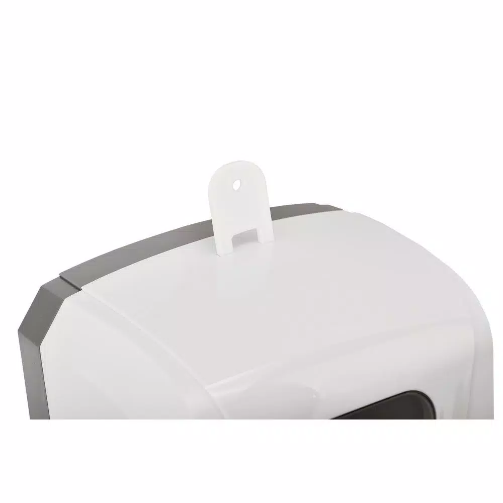 Alpine Industries 1200ml Automatic Foam Hand Sanitizer Soap Dispenser with Drip Tray, White