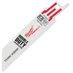 Milwaukee 4 in. 24 TPI Thin Metal Cutting Reciprocating Saw Blades, 25 Pack thumbnail 1
