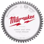 Milwaukee 7 in. 54T Carbide Aluminum and Metal Cutting Circular Saw Blade thumbnail 1