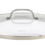 Cuisinart Chef's Classic 12 in. Hard-Anodized Aluminum Nonstick Skillet with Glass Lid, Black thumbnail 2