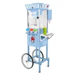 Nostalgia SCC200 Vintage Collection Snow Cone Machine Cart, 53 in., Blue thumbnail 1