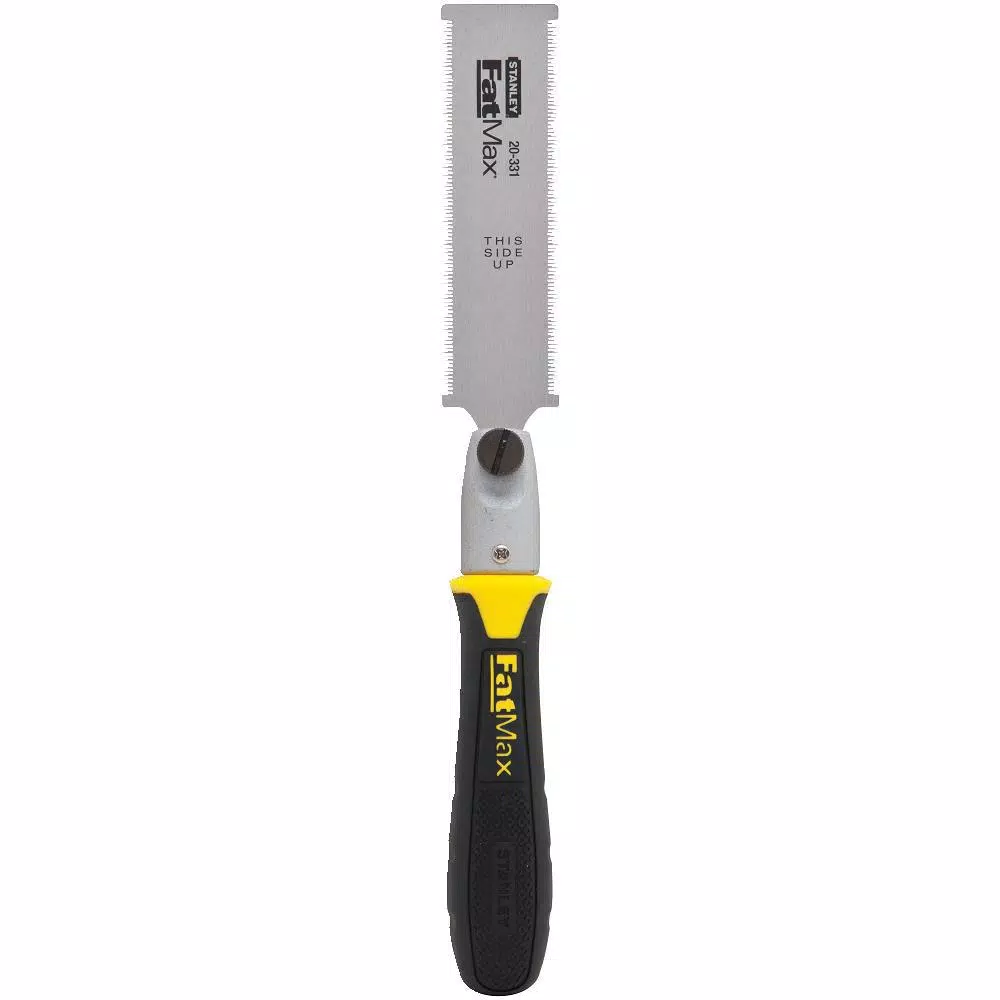 Stanley 4.75 in. Flush Cut Pull Saw with 23 TPI Double-Sided Blade