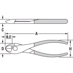 CHANNELLOCK 6 in. Xtreme Leverage Diagonal Cutting Pliers thumbnail 3