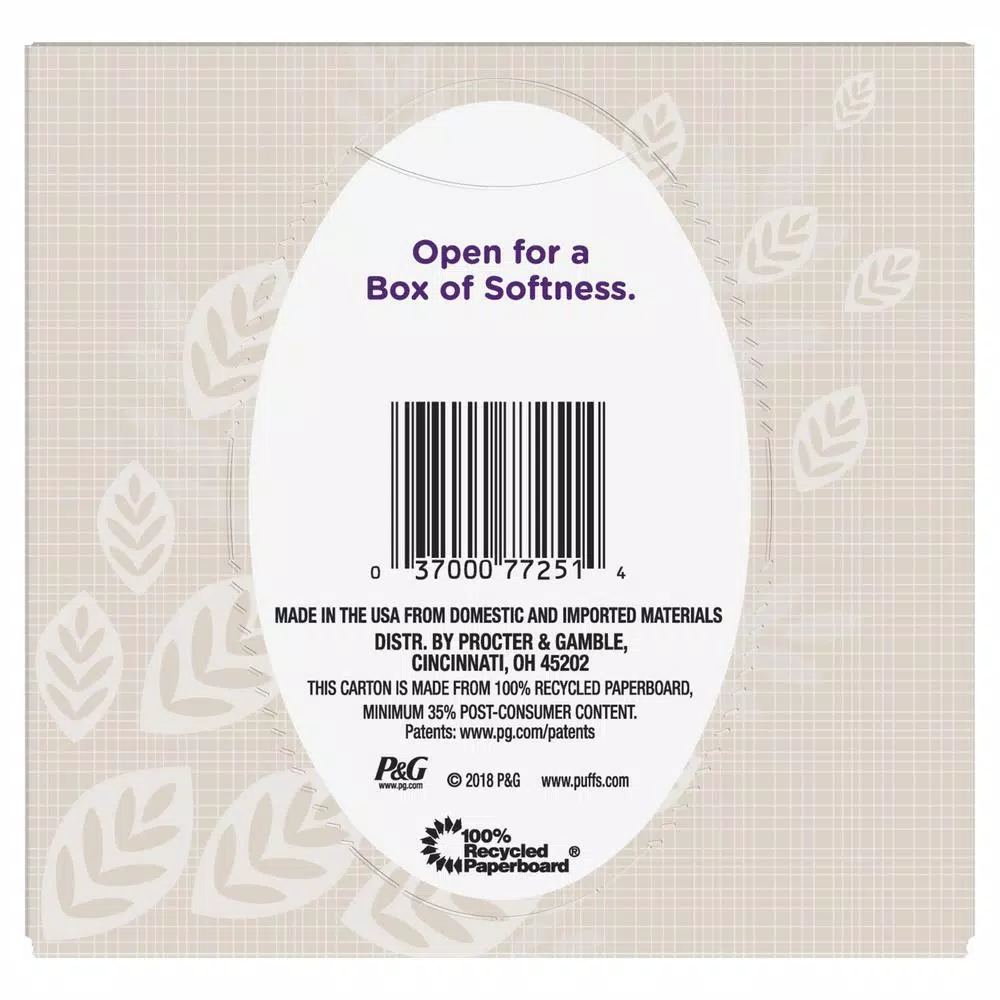 Puffs Ultra Soft Facial Tissues, Non-Lotion, 24 Case (56 Count per Box)