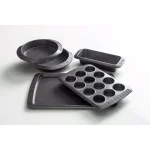 Saveur Selects Artisan 5-Piece Carbon Steel Bakeware Set, Gray thumbnail 2