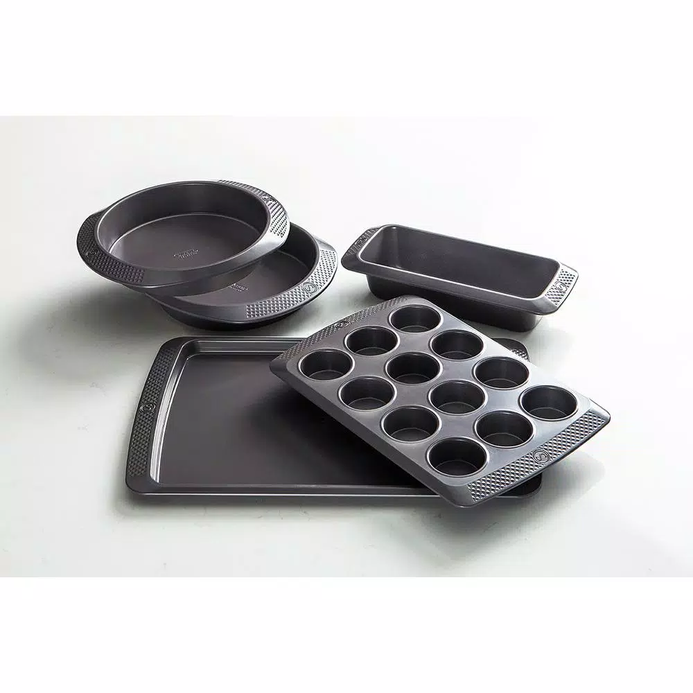 Saveur Selects Artisan 5-Piece Carbon Steel Bakeware Set, Gray