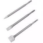 XtremepowerUS 3-Piece SDS-Plus High Carbon Steel Masonry Demolition Chisel Bit Set, 10 in. thumbnail 1