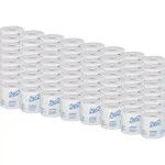 SKILCRAFT PCF 1-Ply Individual Toilet Tissue Rolls, 1000 Sheets per Roll, 96 Rolls per Carton thumbnail 1