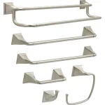 Delta Everly 24 in. Double Towel Bar in SpotShield Brushed Nickel thumbnail 4