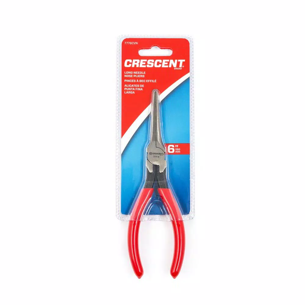 Crescent 6.5 in. Long Needle Nose Pliers, Forged Alloy Steel