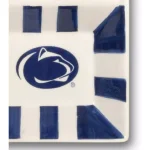 Magnolia Lane Penn State NCAA Officially Licensed 4-Section Ceramic Tailgating Serving Platter thumbnail 2