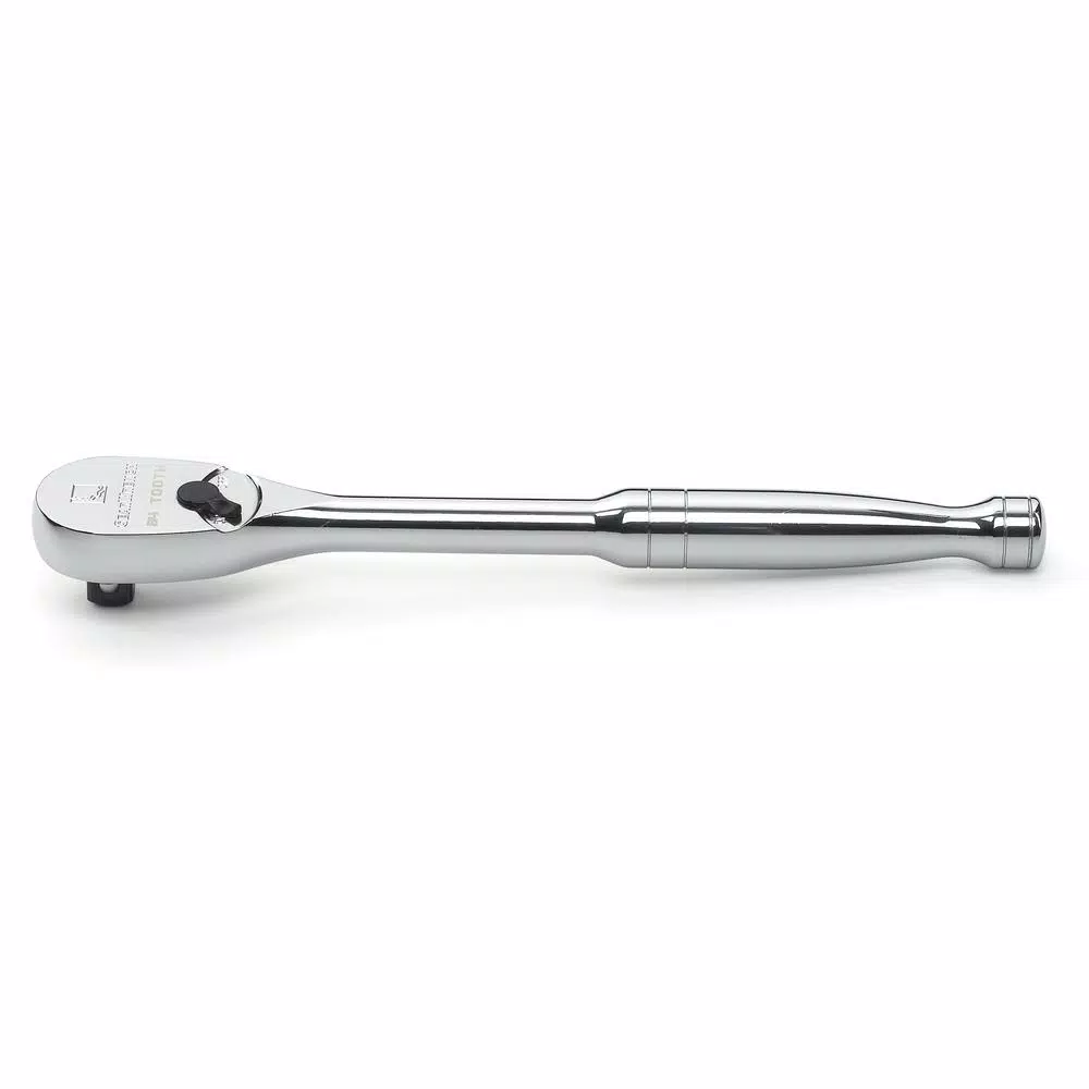 GearWrench 84-Tooth Full Polish Ratchet Set, 1/4 in., 3/8 in., and 1/2 in. Drive, 3-Piece