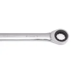Husky 27 mm 12-Point Ratcheting Combination Wrench, 72-Tooth, Chrome Alloy Steel thumbnail 4