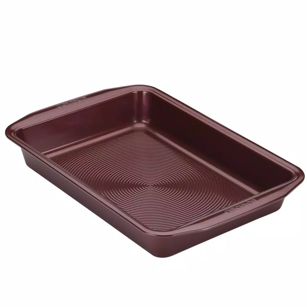 Circulon Nonstick 9 x 13 in. Rectangular Cake Pan, Merlot