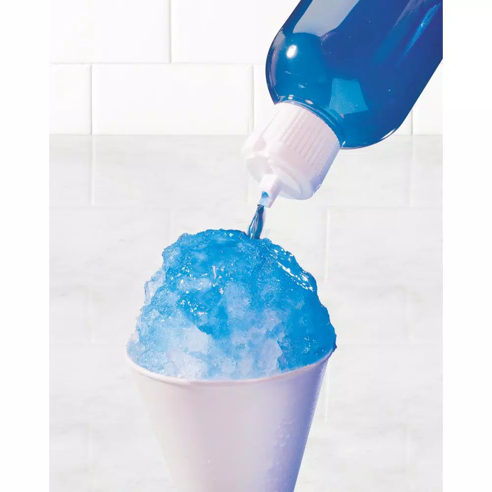 Nostalgia ISM1000 Electric Shaved Ice & Snow Cone Maker, Blue and White