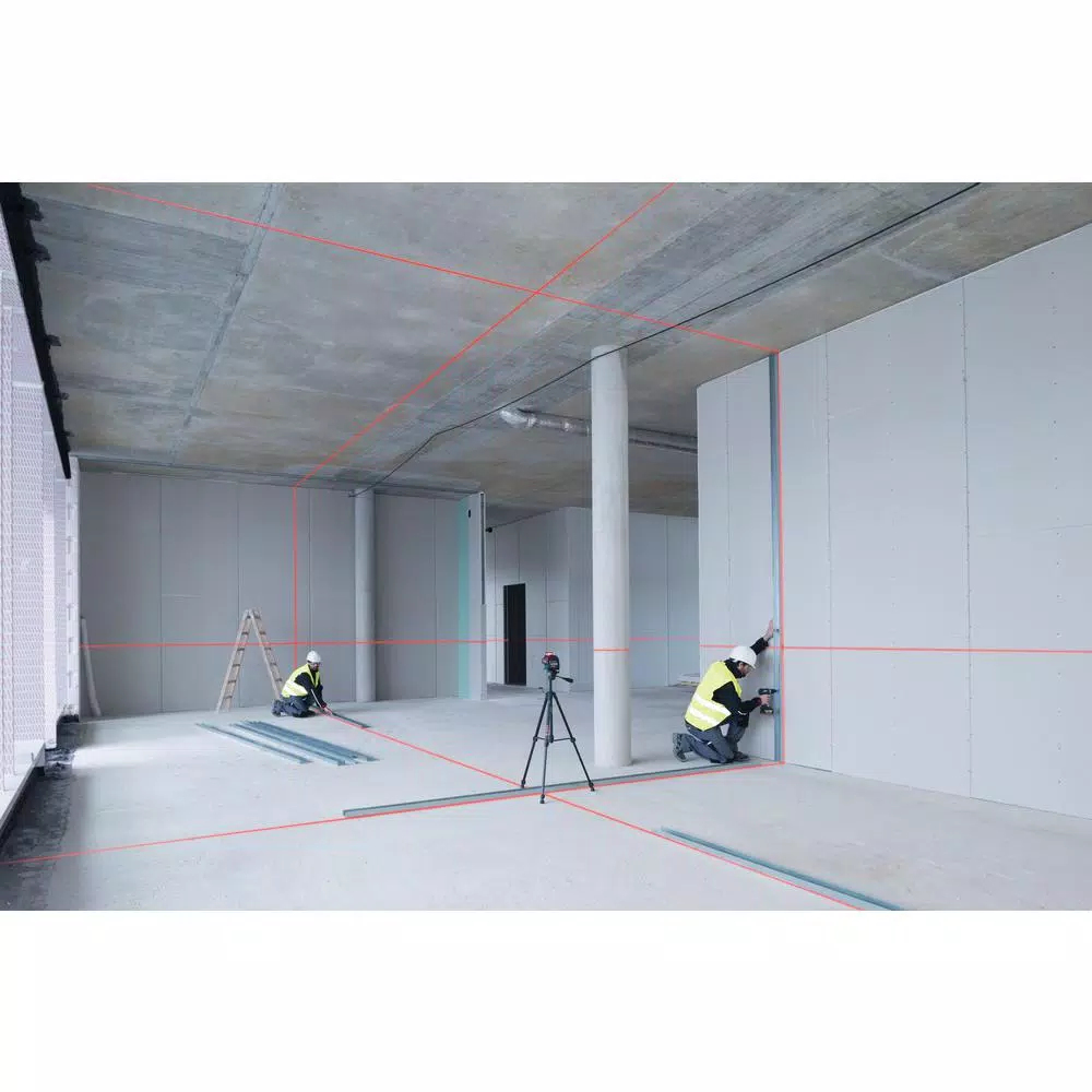 Bosch GLL3-300 360-Degree 3-Plane Self-Leveling Line Laser, 300 ft. Range