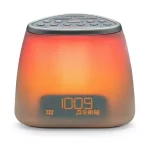 iHome Zenergy Dream Mini iZBT7W Bluetooth Sleep Therapy Machine with Sound and Light Therapy, White thumbnail 1