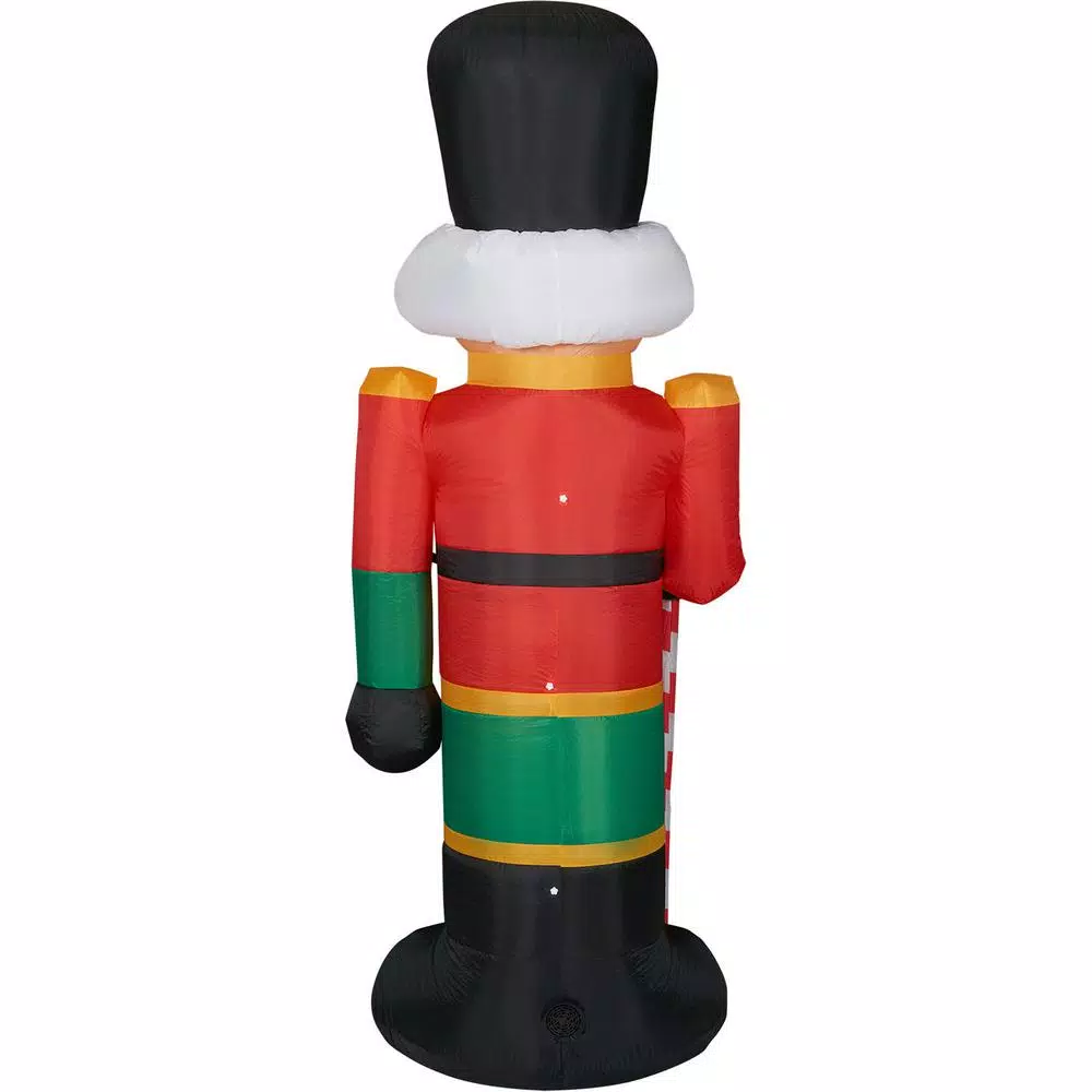 Fraser Hill Farm 10 ft. Nutcracker Christmas Inflatable with White Lights