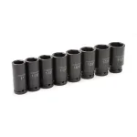TEKTON 3/4 in. Drive 6-Point Deep Impact Socket Set, 1 to 1-1/2 in., 8-Piece thumbnail 3