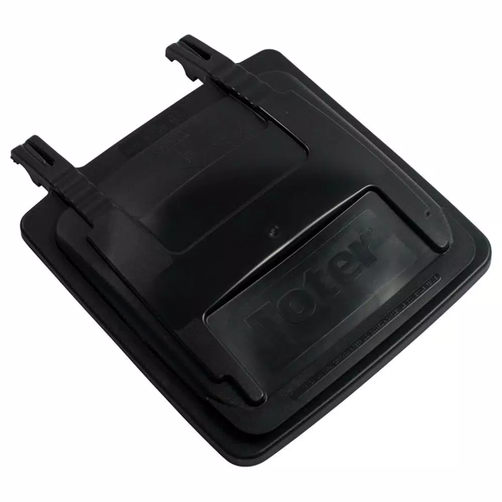Toter Replacement Lid Kit for 32 Gallon Two Wheel Trash Can, Black