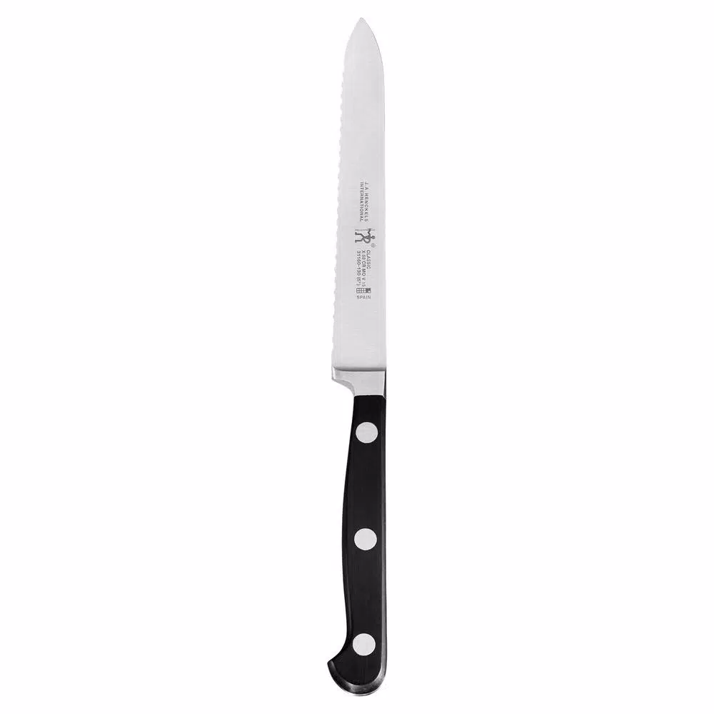 Henckels International Classic 5 in. Serrated Utility Knife, German Stainless Steel