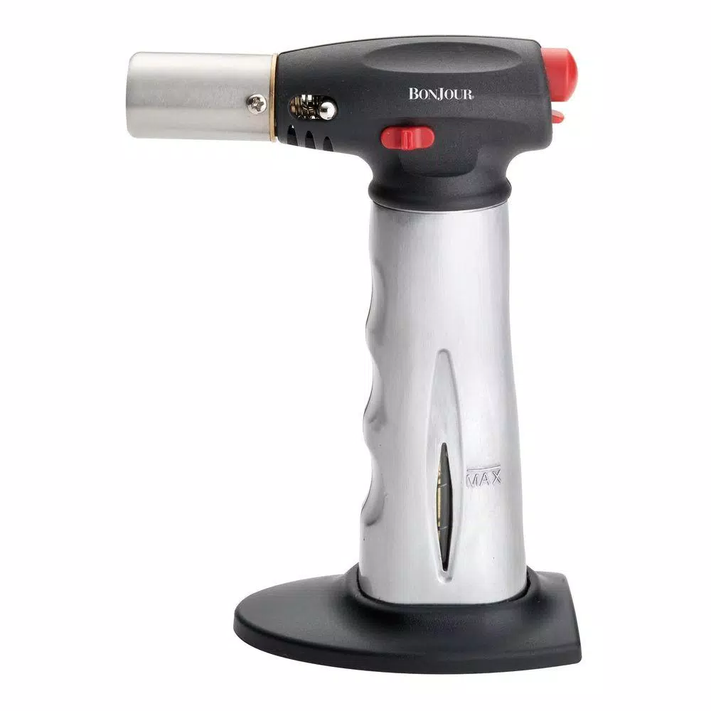 BonJour Chef's Torch Kitchen Culinary Blowtorch for Creme Brulee and Meringue
