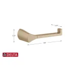 Delta Zura Toilet Paper Holder, Champagne Bronze thumbnail 2